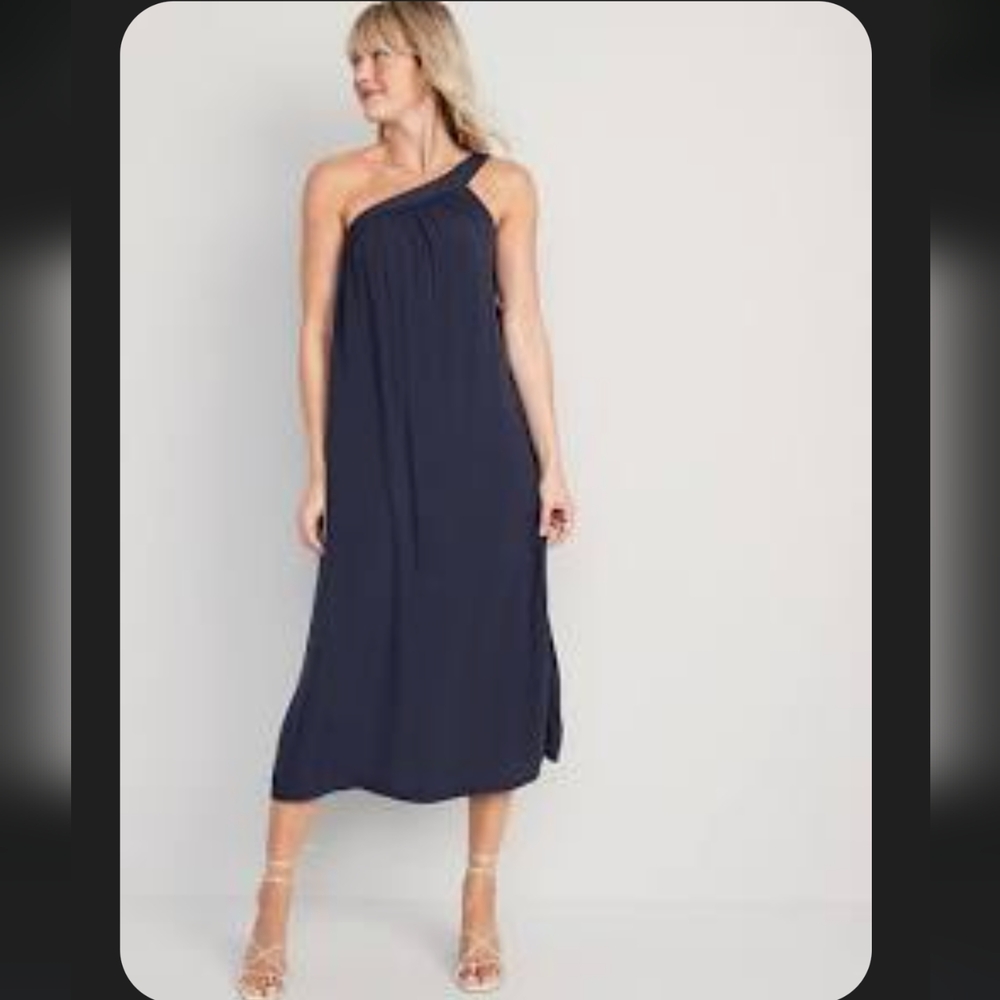 Old Navy One-Shoulder Midi Shift Dress